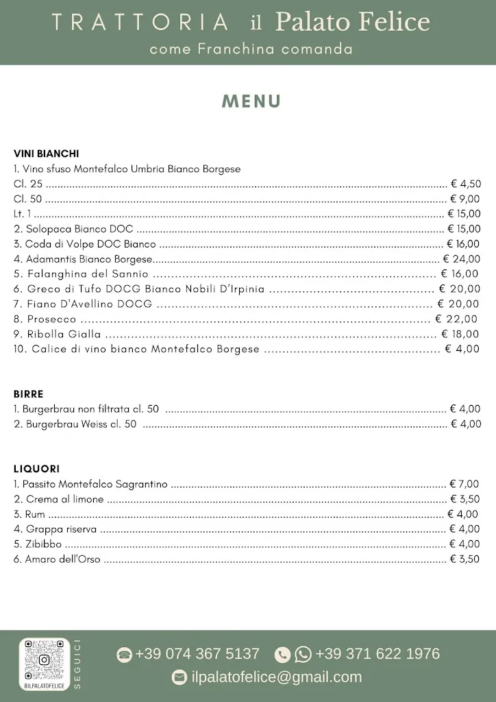 Menu_Il Palato Felice - Trattoria_Poggiodomo_image_2