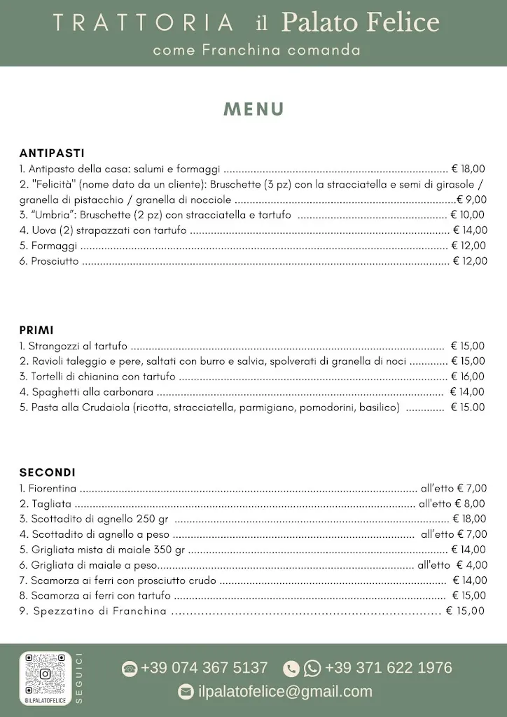 Menu_Il Palato Felice - Trattoria_Poggiodomo_image_3