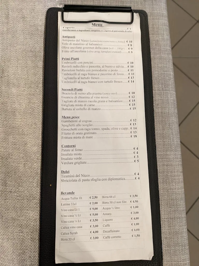 Menu_Dal Nicco - Ristorante & Pizzeria/ Perugia Banqueting-- Catering & Banqueting_Ponte Felcino_immagine_1