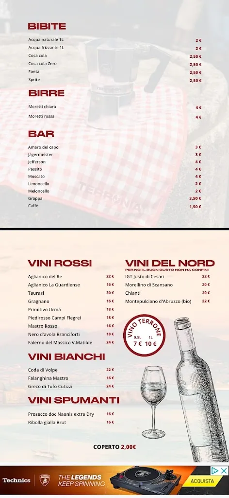 Menu_Terronia Trattoria Napoletana_Pozzuolo_image_2