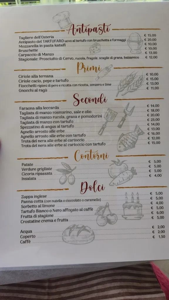 Menu_Osteria La Cascata_Provincia di Terni_immagine_3