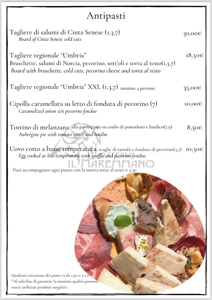 Menu_Osteria del Maremmano Bar_Passignano sul Trasimeno_image_1