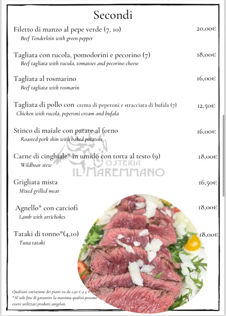 Menu_Osteria del Maremmano Bar_Passignano sul Trasimeno_image_2