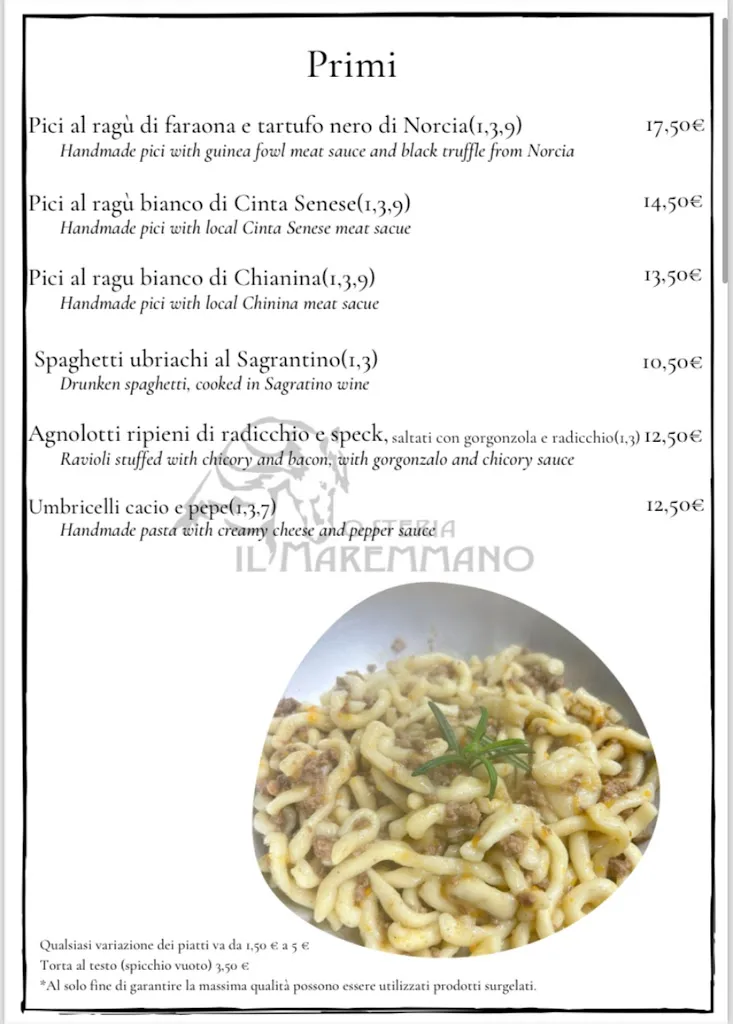 Menu_Osteria del Maremmano Bar_Passignano sul Trasimeno_image_4