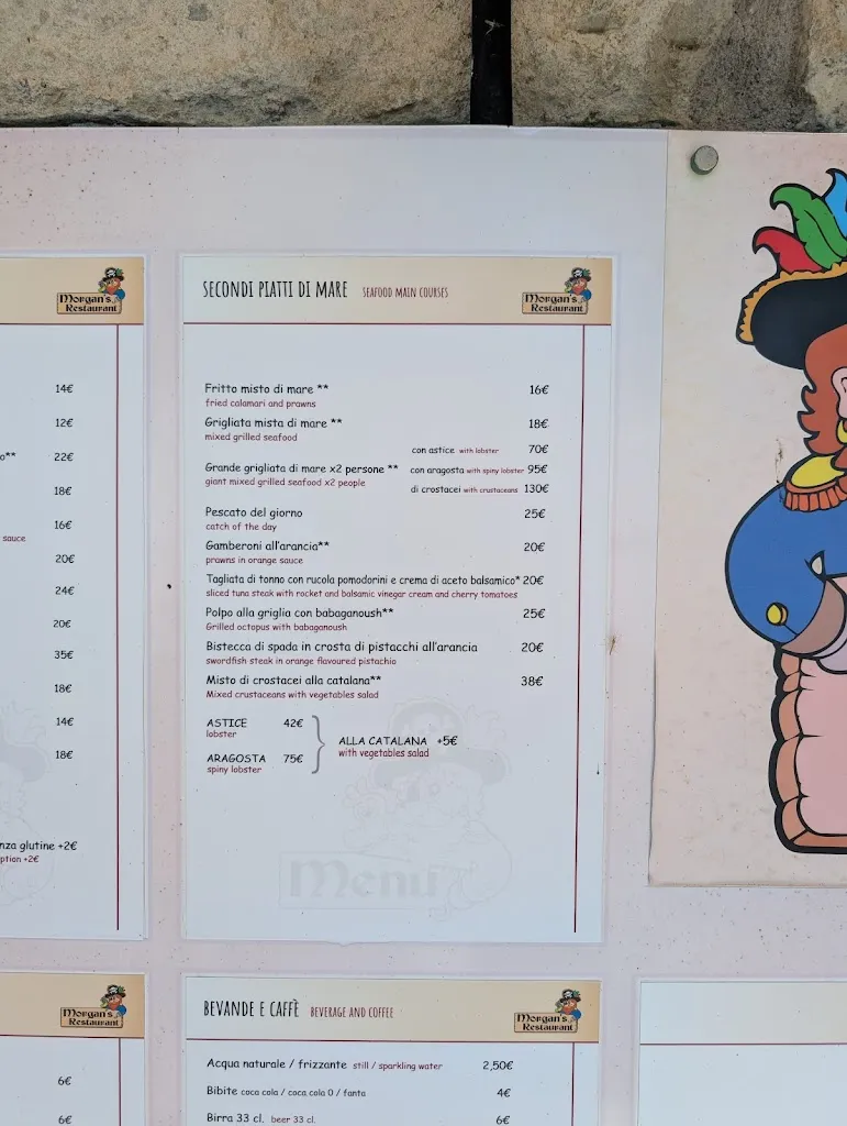 Menu_Morgan's Restaurant_Passignano sul Trasimeno_image_3