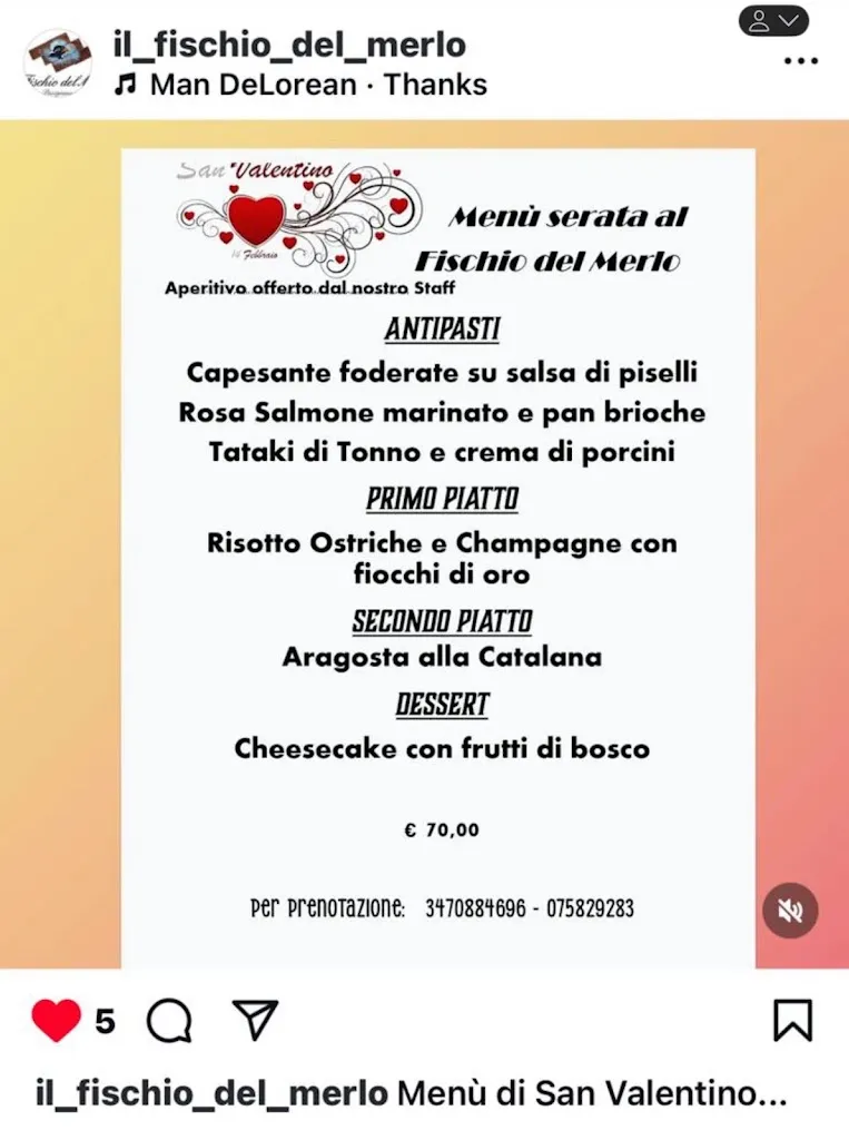 Menu_Ristorante Il Fischio del Merlo_Passignano sul Trasimeno_image_1