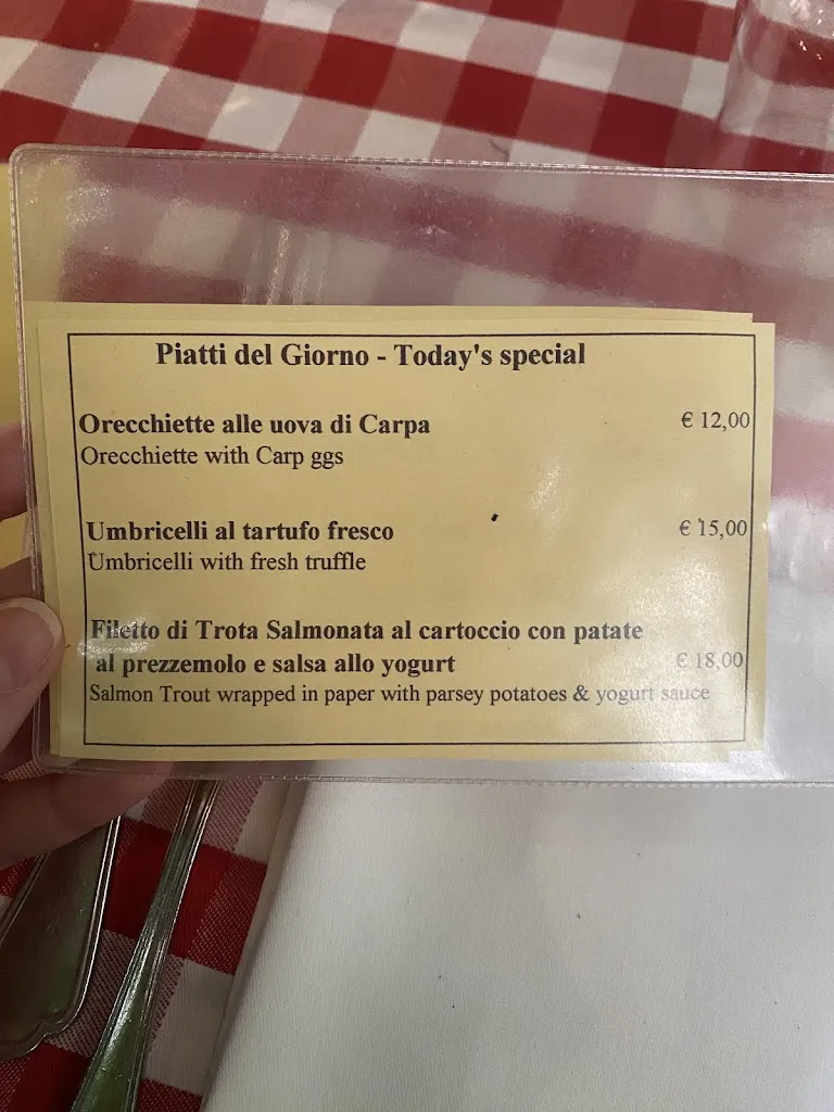 Menü_Hotel-Trattoria Del Pescatore Snc_Passignano sul Trasimeno_Bild_2