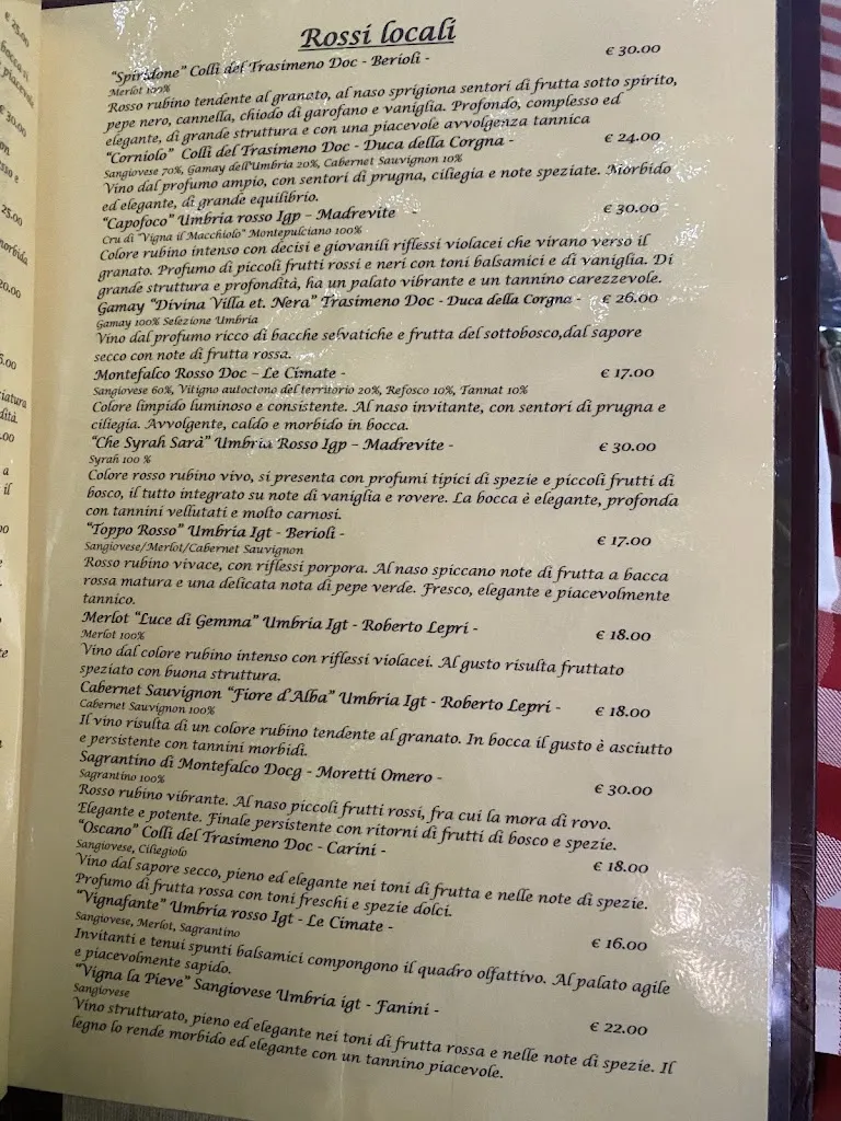 Menü_Hotel-Trattoria Del Pescatore Snc_Passignano sul Trasimeno_Bild_4