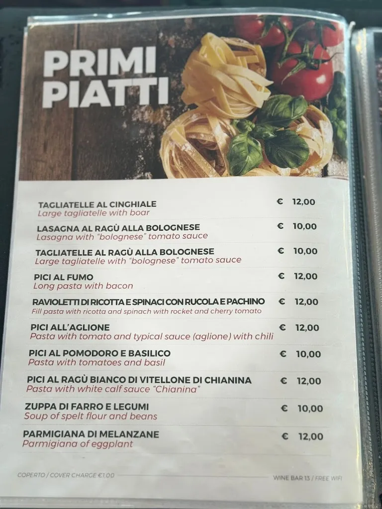 Menü_L' osteria 13_Passignano sul Trasimeno_Bild_3