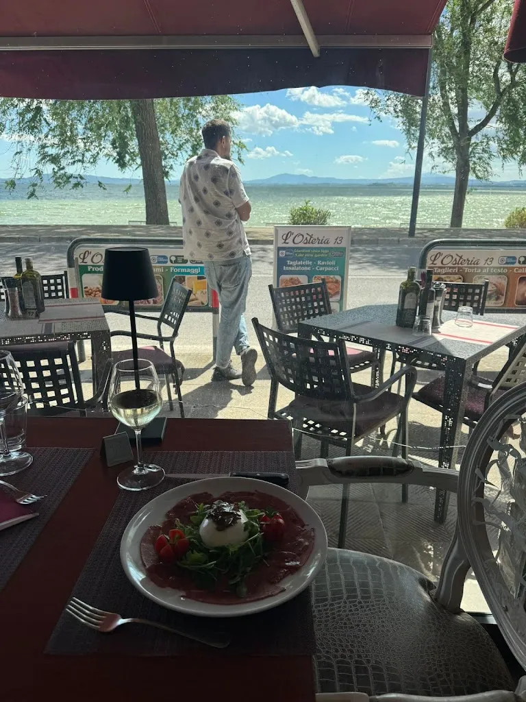 L' osteria 13 restaurant in Passignano sul Trasimeno