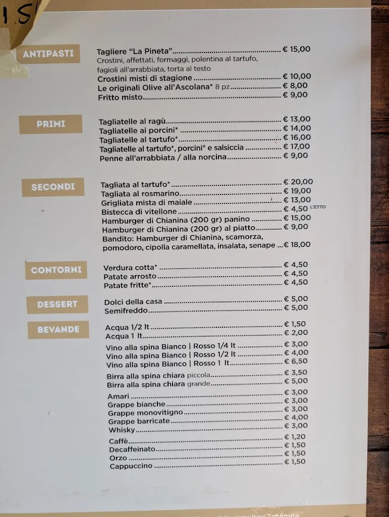 Menu_La Pineta - Wild Nest Umbria_Passignano sul Trasimeno_image_2