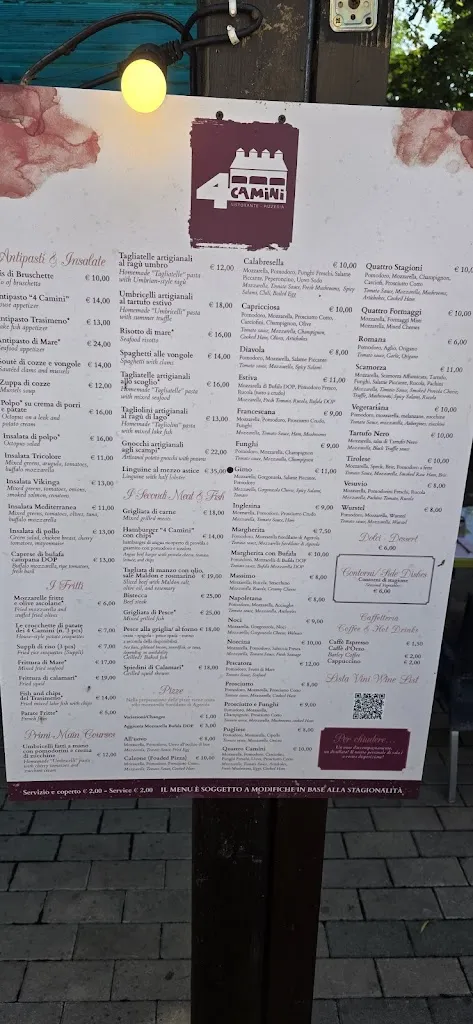 Menu_4 Camini_Passignano sul Trasimeno_immagine_1