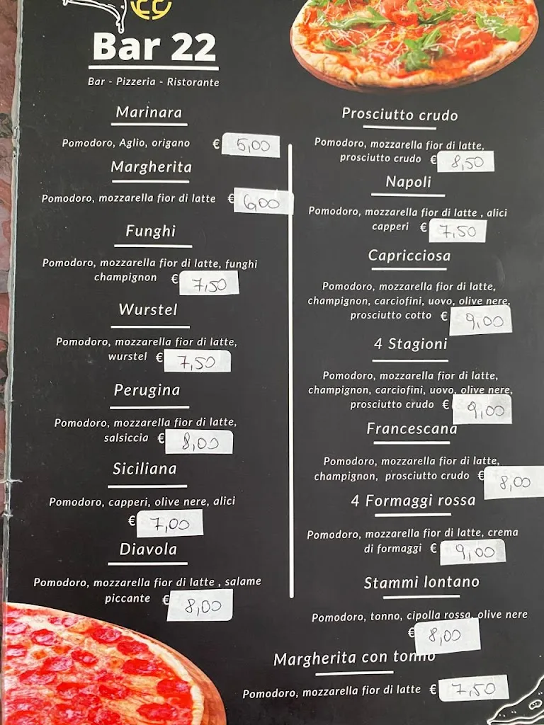 Menu_Bar Pizzeria Ristorante N22_San Niccolò di Celle_image_4