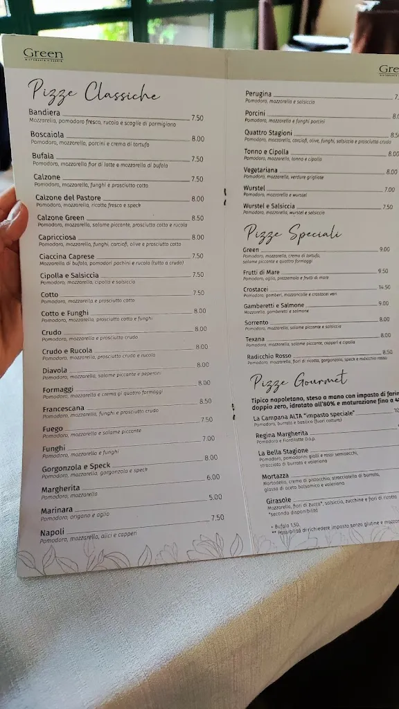 Menu_Ristorante Pizzeria Green_San Giustino_immagine_2