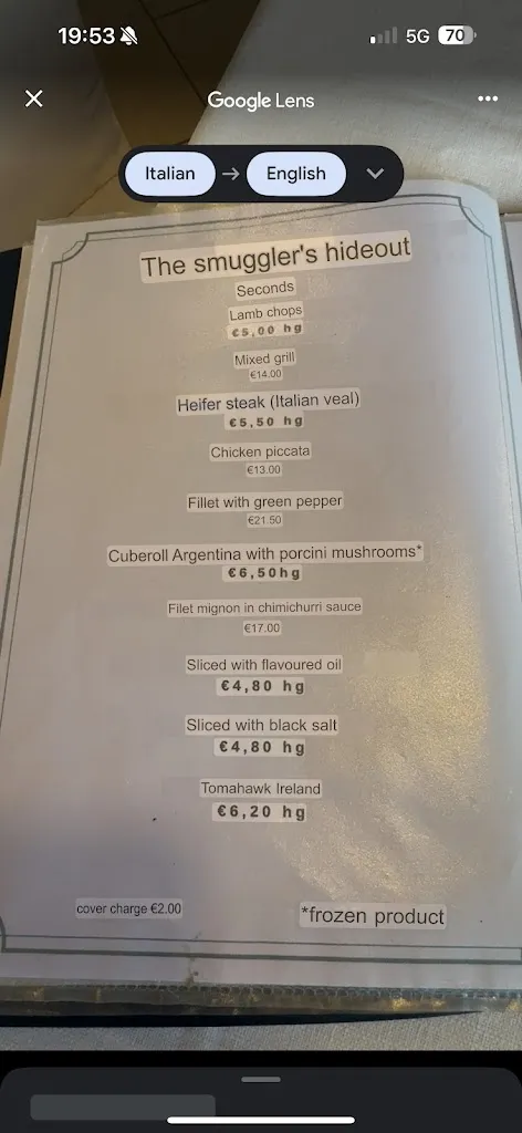 Menu_Ristorante Il Covo del contrabbandiere_San Giustino_immagine_1