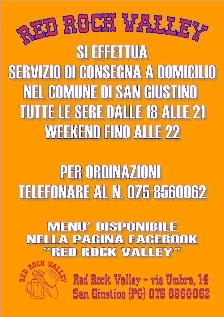 Menu_Red Rock Valley Pub Pizzeria_San Giustino_image_1