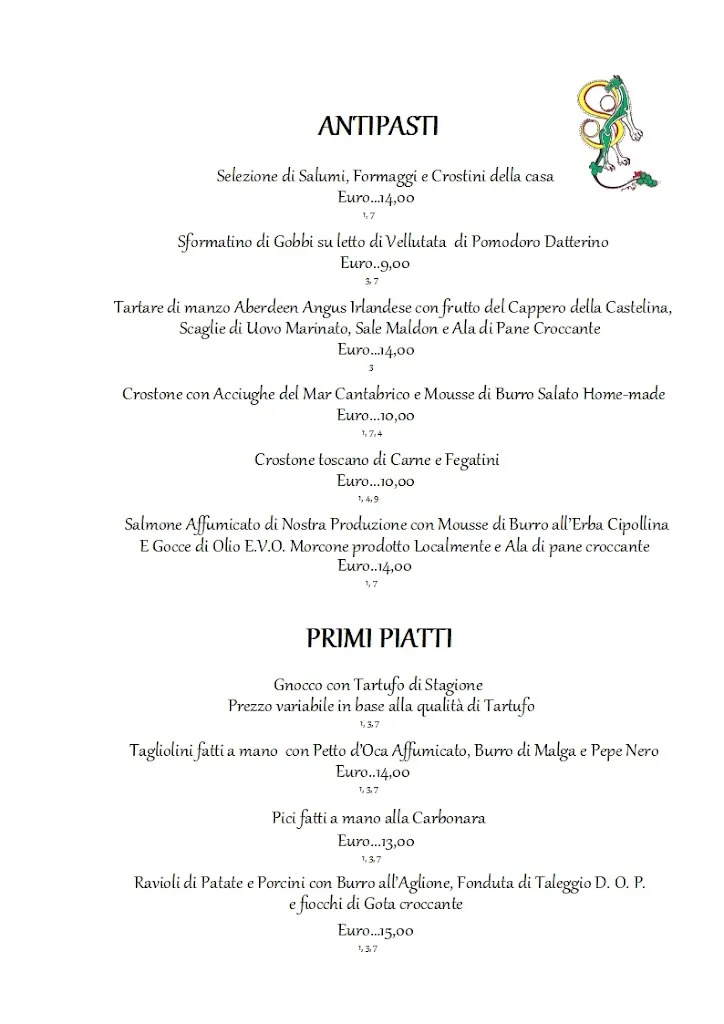 Menu_Sissy Pub Antonello Di Selvi_San Giustino_image_1