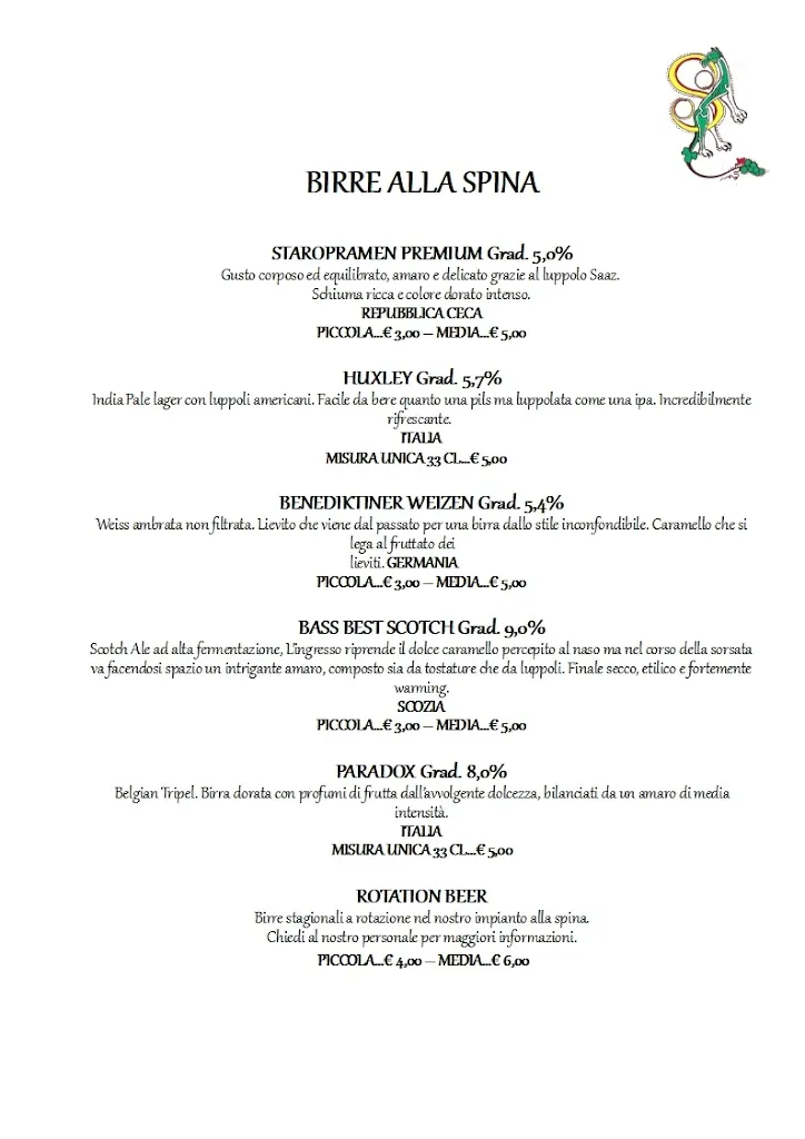 Menu_Sissy Pub Antonello Di Selvi_San Giustino_image_2