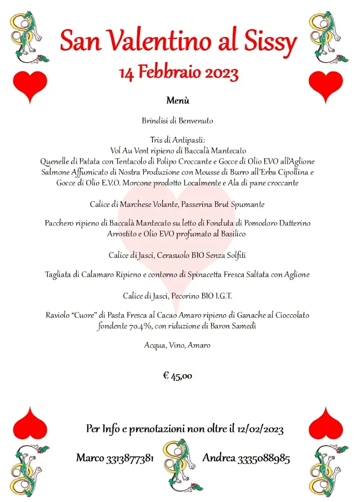 Menu_Sissy Pub Antonello Di Selvi_San Giustino_image_4