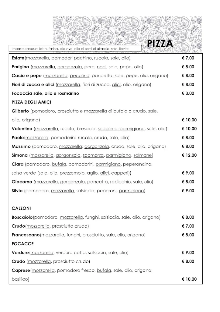 Menu_Il Vicolo pizzeria bistrot_San Gemini_image_2