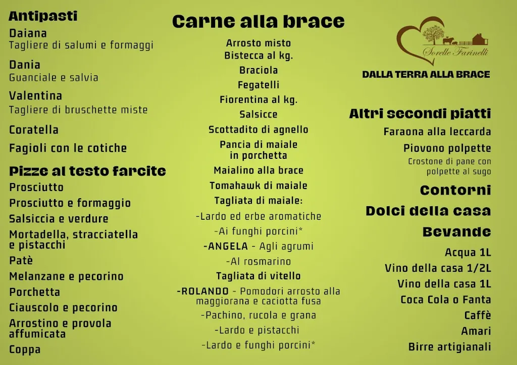 Menu_Braceria dalla Terra alla Brace SORELLE FARINELLI_San Gemini_image_1