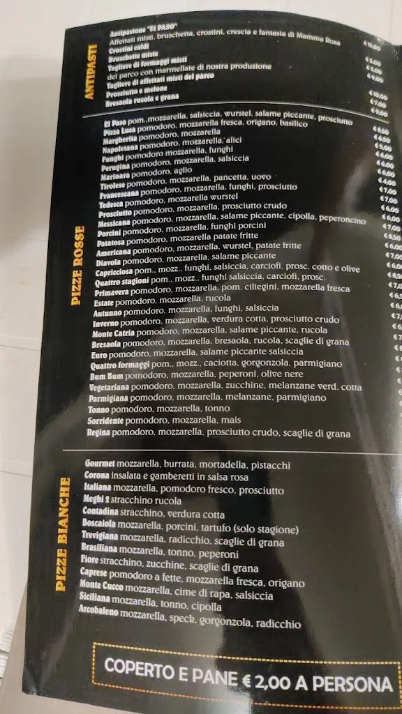 Menu_Ristorante Pizzeria El Paso_Scheggia_image_1