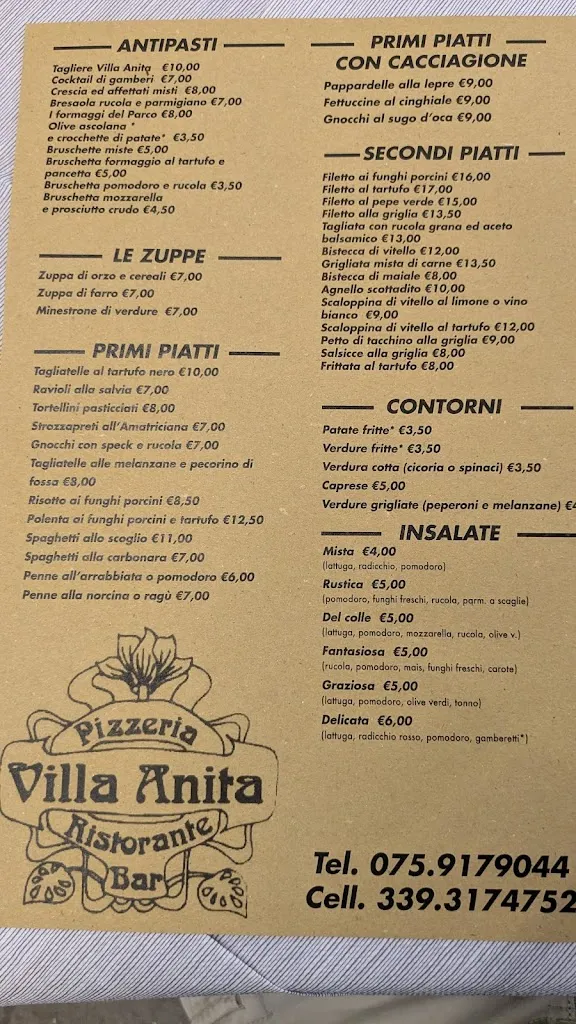 Menu_Ristorante Pizzeria Villa Anita_Sigillo_image_1
