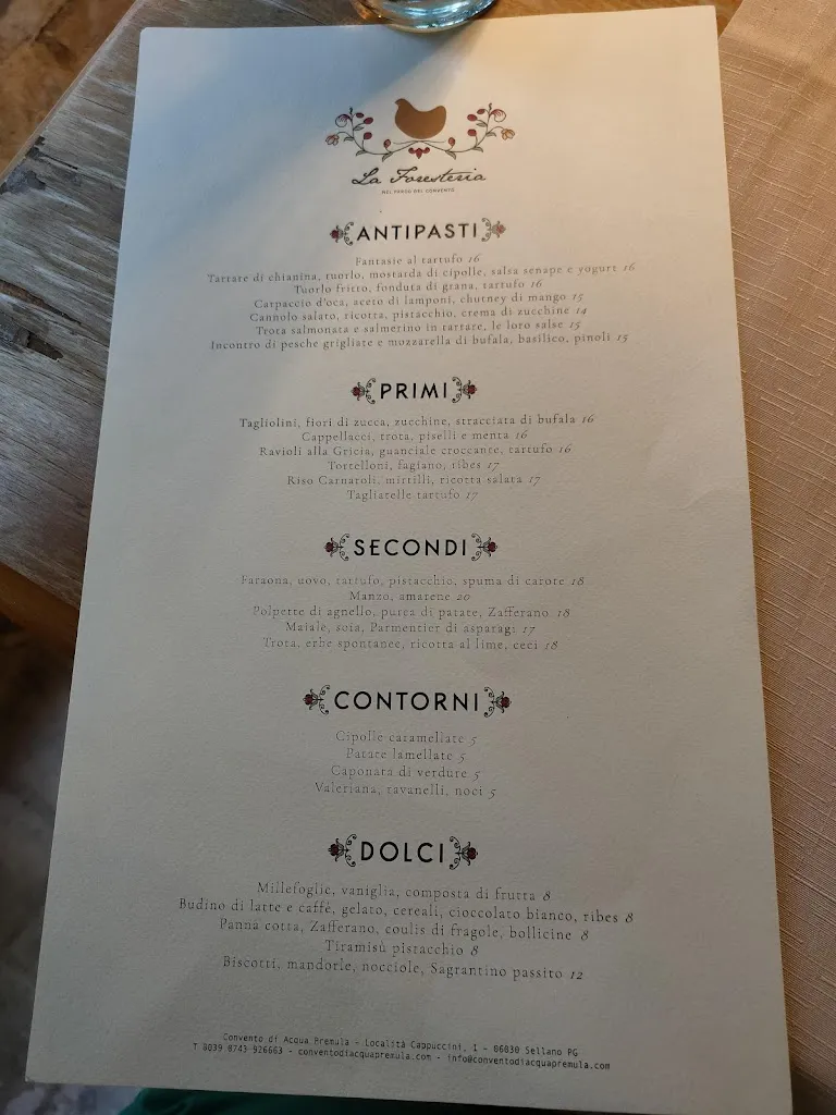 Menu_La Foresteria - Bistrot Moderno_Sellano_image_2