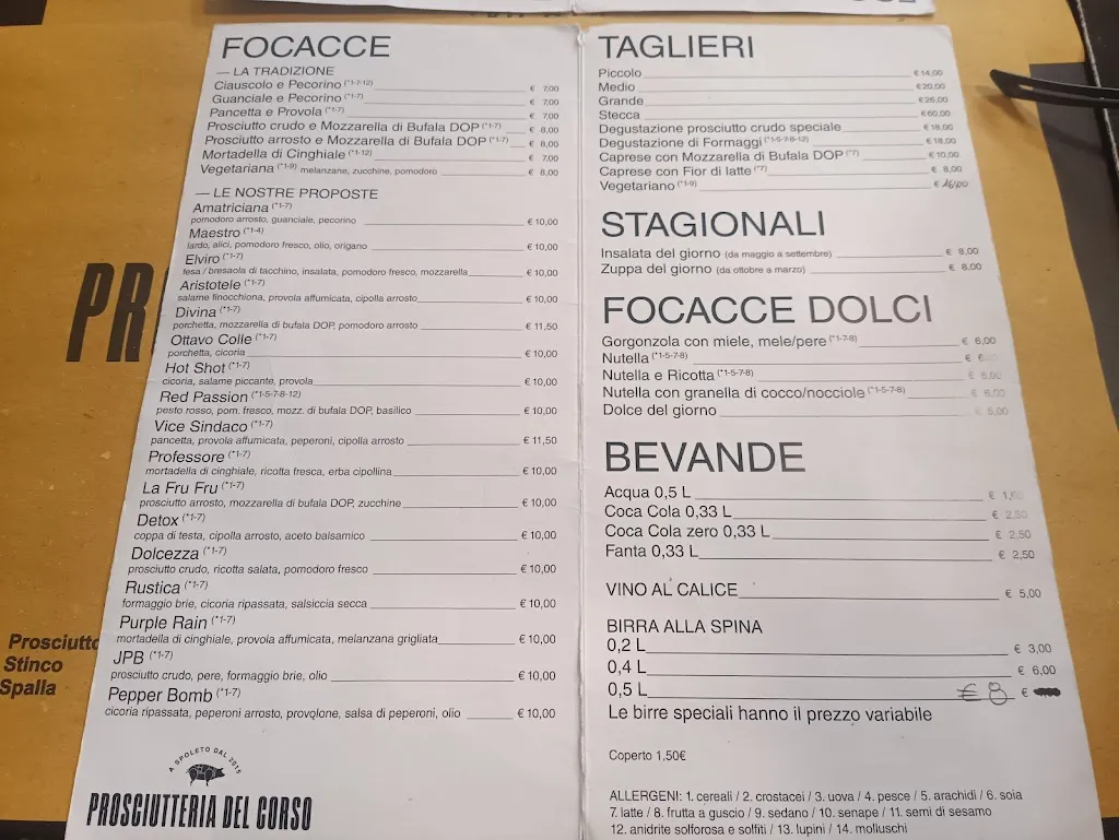 Menu_Prosciutteria Del Corso_Spoleto_image_2