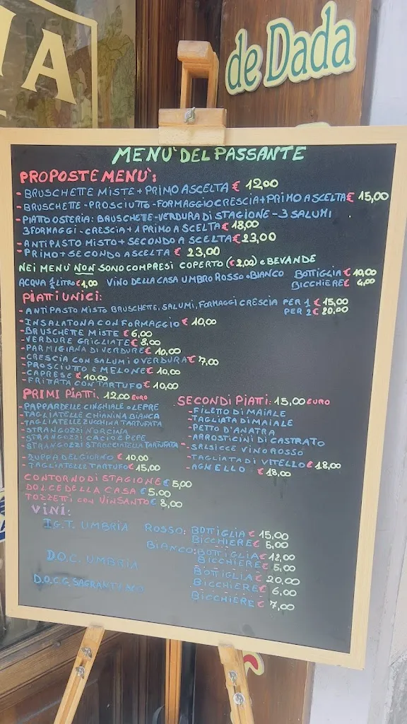 Menu_Osteria de Dadà_Spello_image_1