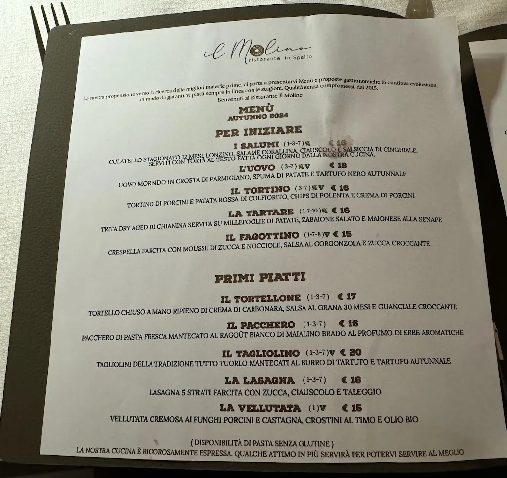 Menu_Il Molino | Ristorante in Spello_Spello_image_1