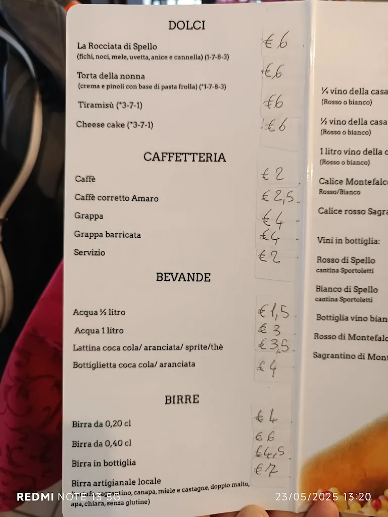 Menu_Trattoria Pizzeria Sapori Umbri_Spello_image_1