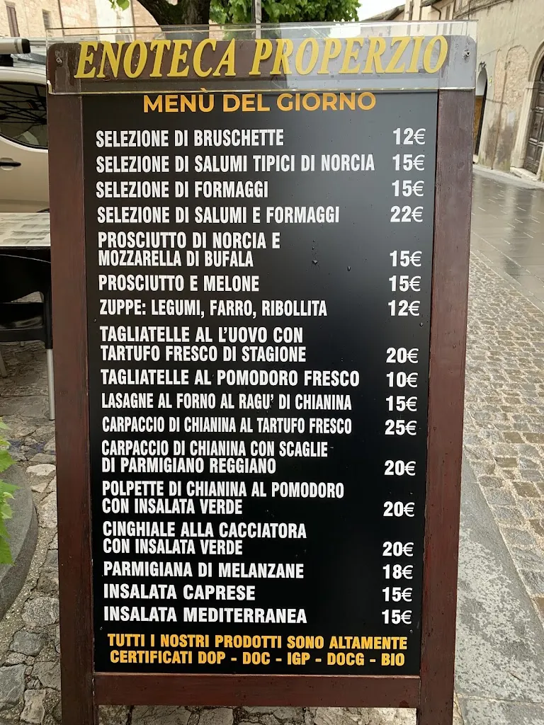 Menu_Enoteca Properzio S.R.L._Spello_image_3