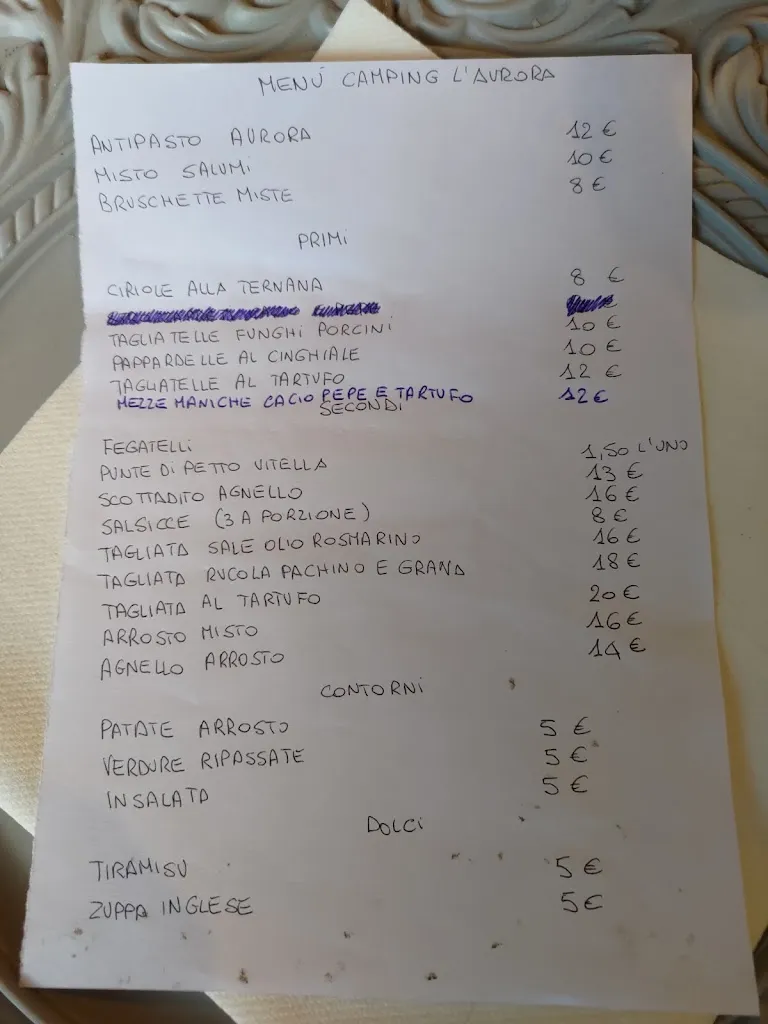 Menu_L’aurora pizzeria trattoria Moderna bar_Stroncone_image_1