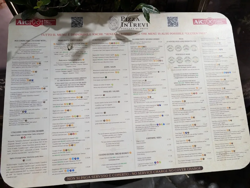 Menu_Pizza in Trevi - Fontana di Trevi_Trevi_image_1