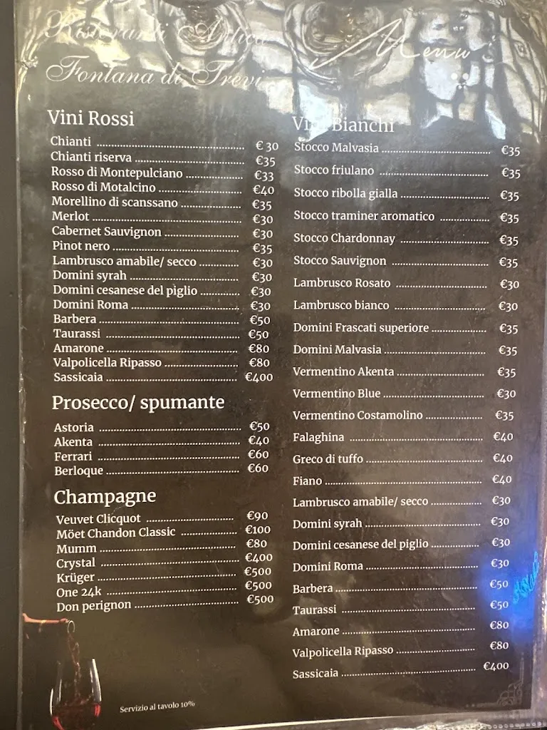Menu_Trevi Restaurant_Trevi_image_1