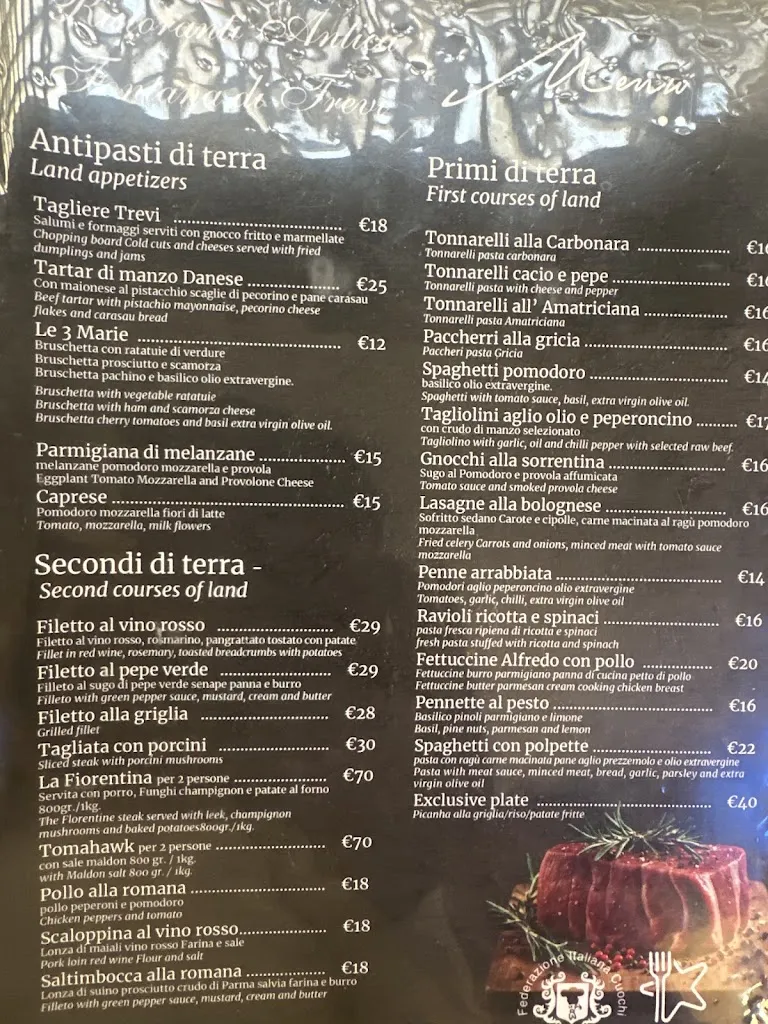 Menu_Trevi Restaurant_Trevi_image_2