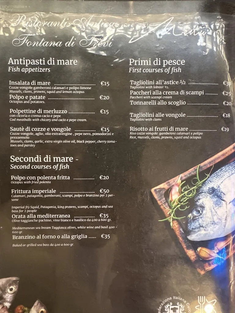 Menu_Trevi Restaurant_Trevi_image_3