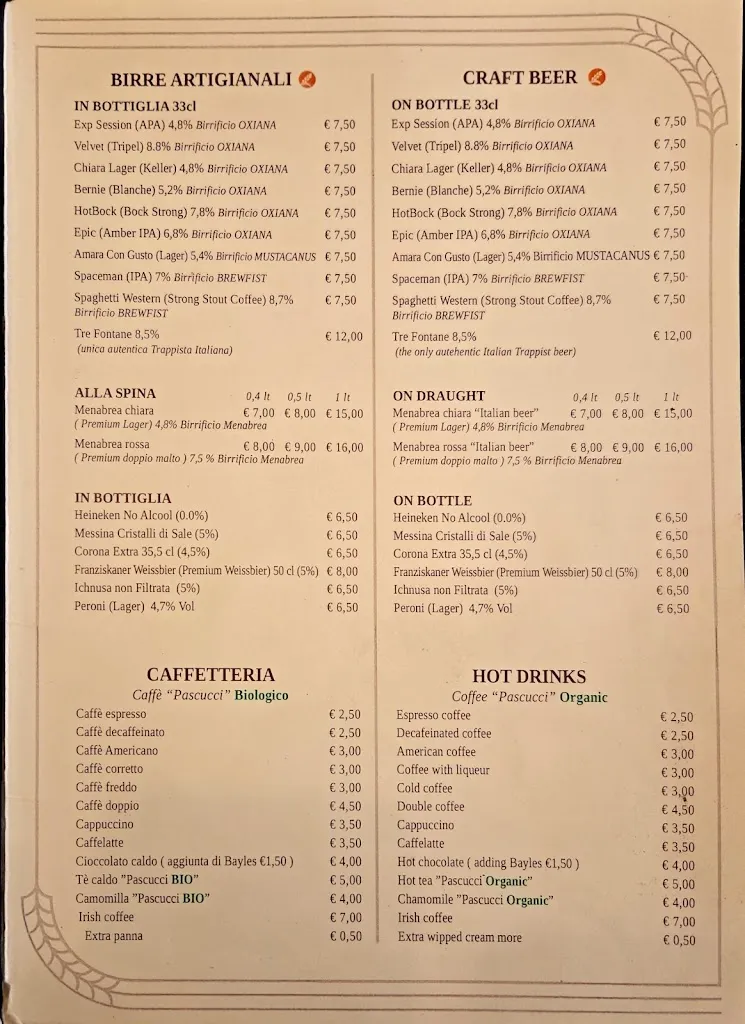 Menu_Pizza in Trevi - Piazza di Spagna_Trevi_image_1
