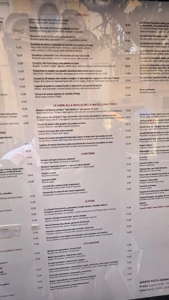 Menu_Il Chianti Osteria Toscana dal 1960_Trevi_image_2