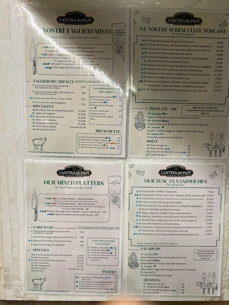 Menu_Prosciutteria Cantina dei Papi - Trevi_Trevi_image_2
