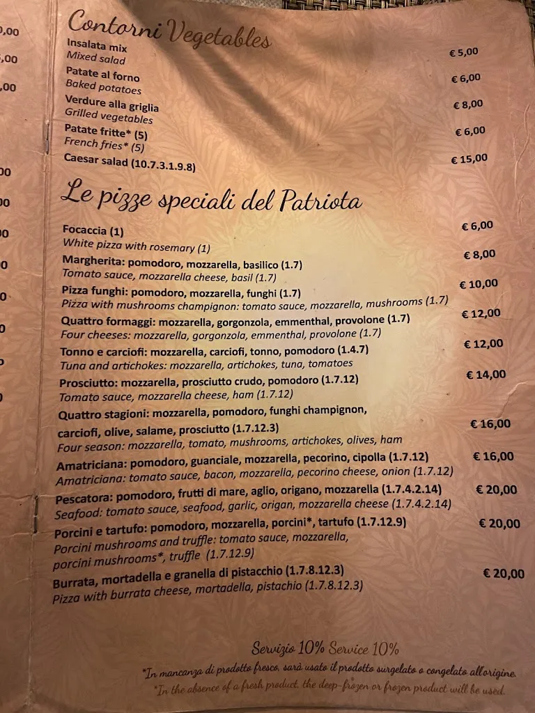 Menu_Il Ristoro dal Patriota_Trevi_immagine_4