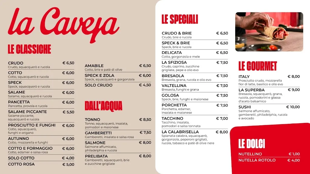 Menu_La Caveja Piadineria Agordo_Agordo_image_1