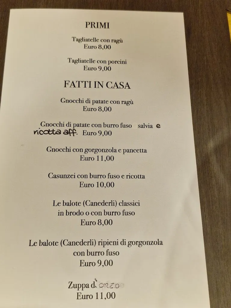 Menu_Carla's Bar Restaurant_Agordo_image_2