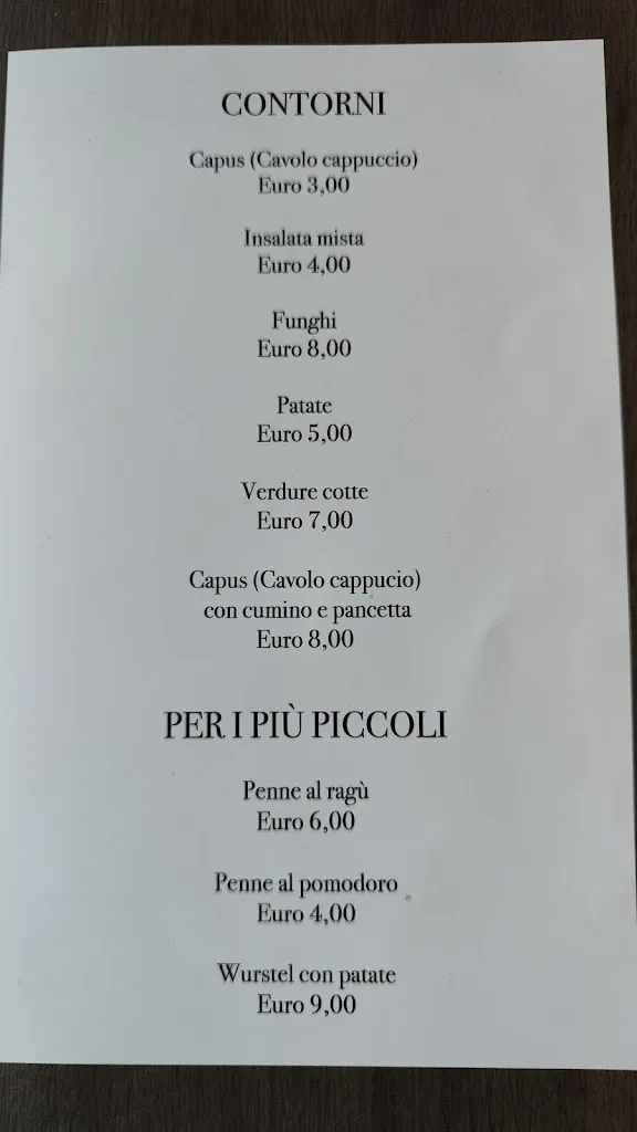 Menu_Carla's Bar Restaurant_Agordo_image_3