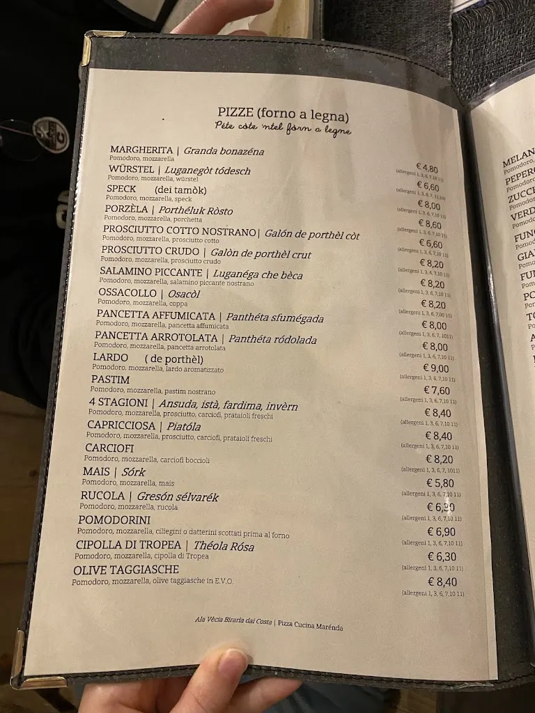 Menu_Pizzeria Ristorante Costa_Agordo_image_1