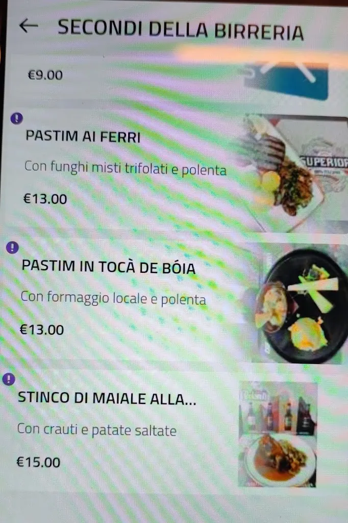 Menü_Fabbrica in Pedavena Valle Agordina_Agordo_Bild_2