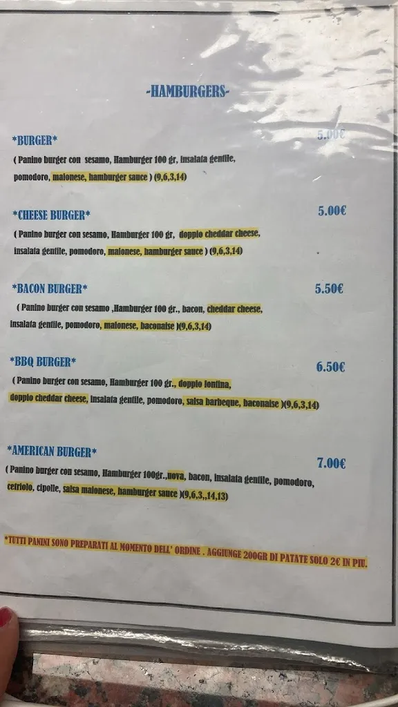 Menu_Bar La Tana Delle Birbe_Agordo_image_4