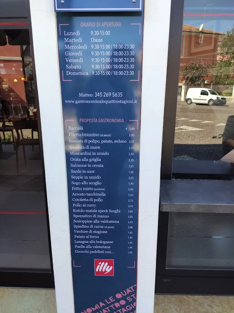 Menu_Gastronomia Le Quattro Stagioni_Adria_image_1