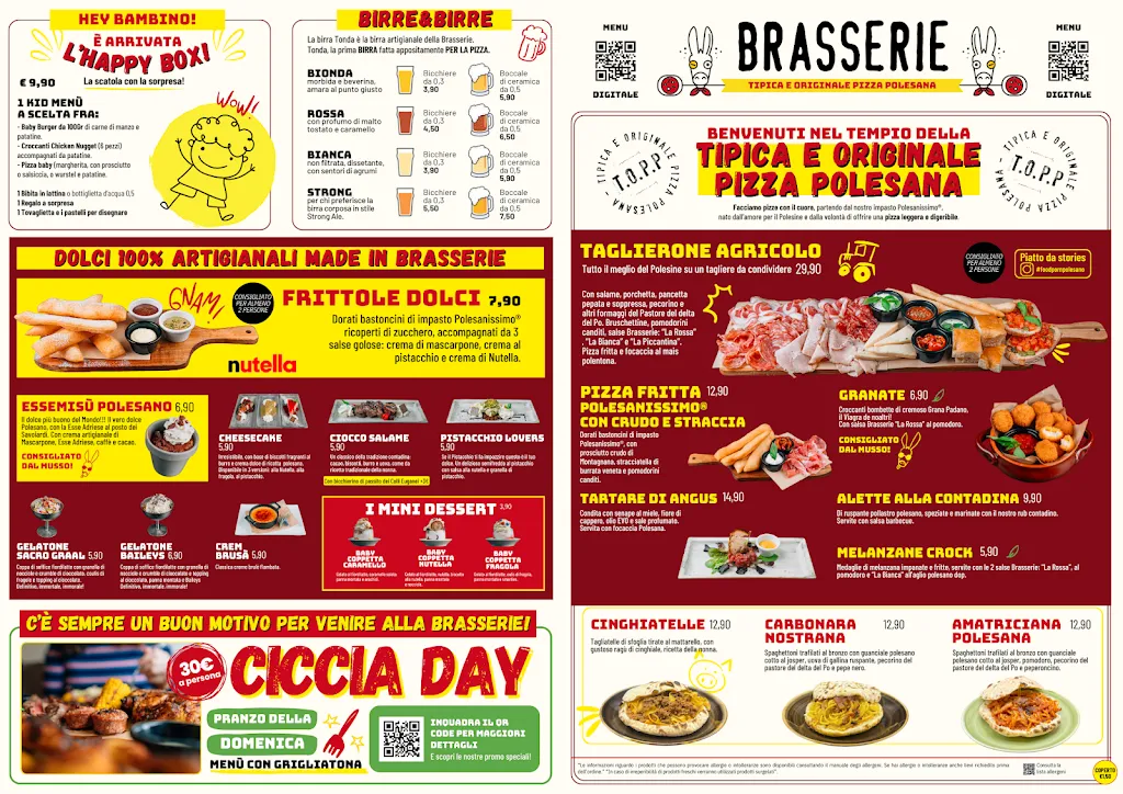 Menu_Brasserie Tipica e Originale Pizza Polesana_Adria_immagine_1